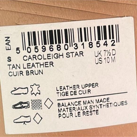 Clarks Sandals Womens 10 Tan Caroleigh Star Heeled Leather Open Toe - Picture 9 of 11